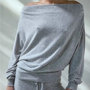Clarity Cozy Knit Off-The-Shoulder Top